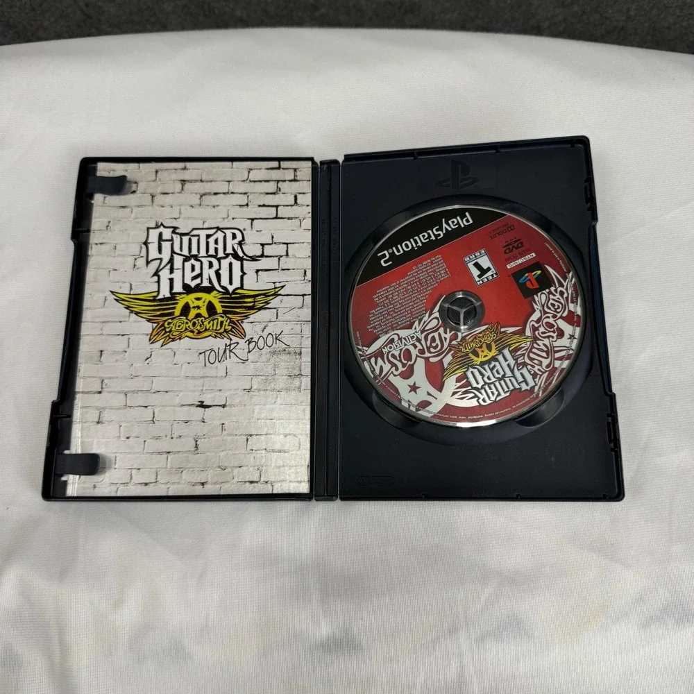Guitar Hero Aerosmith Sony PlayStation 2 PS2 2008 Music Rhythm Game Complete CIB